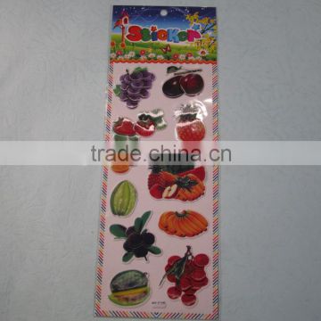 Fruit adhesive sticker apple, banana,watermelon etc.,