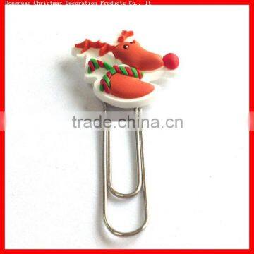 Christmas pvc paper clip for gifts