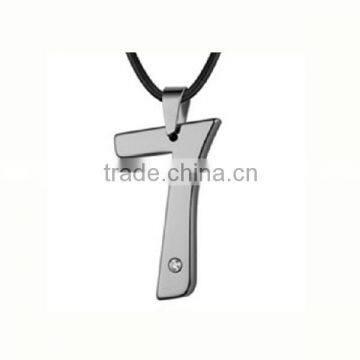 Simple letter charms new design alphabet pendant jewelry for men and women (LP3226)