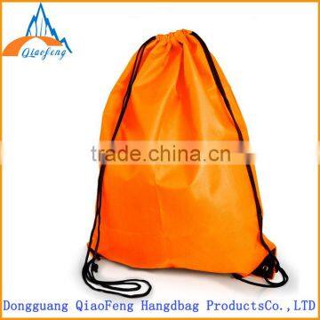 Top grade polyester sports drawstring bag / non woven drawstring backpack , nylon polyester drawstring bag