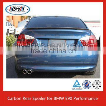 For BMW E90 05~12 3 Series E90 Performance Style Carbon Fiber Trunk Spoiler photo-3