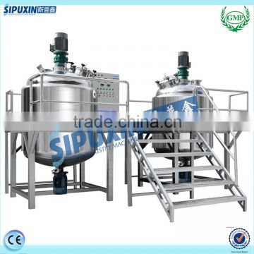 spx stainless steel mixing tank mixer blender machine