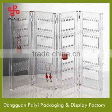 Fancy transparent acrylic compartment display stand