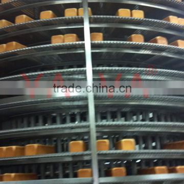 Toast bread spiral cooling tower/ spiral conveyor