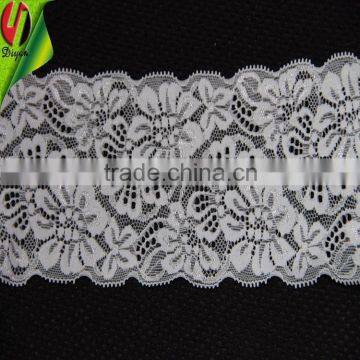 Neck lace design with elastic lace trimming for Women's clothing