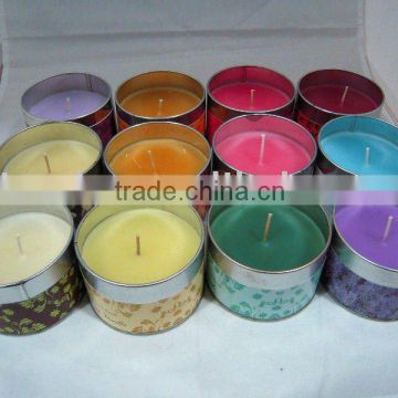 ali express tin Soy wax candle promotion gift