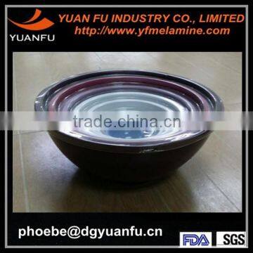 SGS, LFGB, FDA Melamine Mixing Bowls With Lid