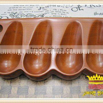 Solid wood pipe rack, four pipe rack, rubber wood pipe rack