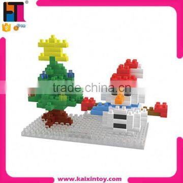 wholesale x-block mini snowman building block brick contruct toy