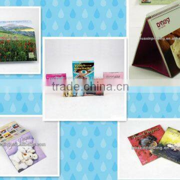 2014 best seller high quality desk / table calendar printing