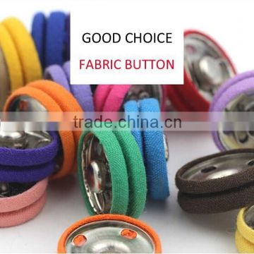 24mm colorful fastener Fabric button