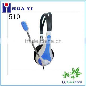 3.5mm stereo headset OEM promotion headphone factory cheap head phone