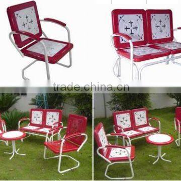 patio metal furniture set