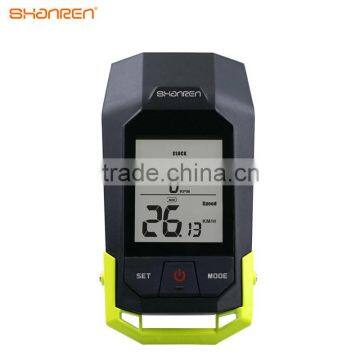 Hot Sale Multi function Rechargeable waterproof 2.4G digital wireless bike computer with led light