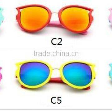 Top Quality Fashion Cute Funny Promotional Cheap UV400 Protected Children/child/baby/kids Cat Eye Sunglasses Eyeglasses Eyewear photo-3