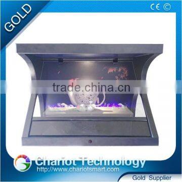Wonderful outdoor 3d hologram display box, display equipment, pyramid on sale.