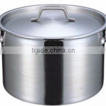 Stainless Durable thick bottom short cooking pot