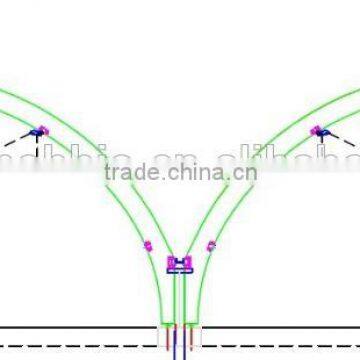 PVC Tensile Fabric Architecture Membrane Structure With T-UV Zero for Turnkey Tennis Court Coverings and Ground photo-5