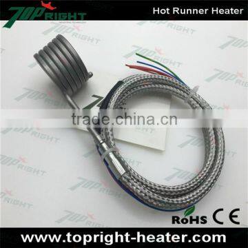 Hot Runner Coil and Cable Heaters with thermocouple J