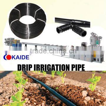 Inside round dripper PE drip irrigation pipe extrusion equipment