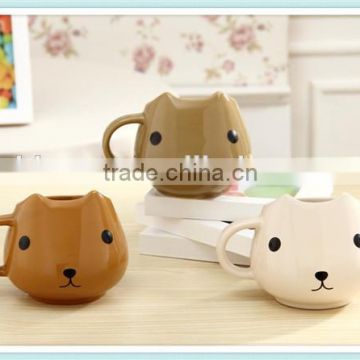 ceramic 3d bear mug with bear shape