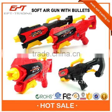 2015 Brand new 2IN 1 kids plastic soft air toy gun with water bullet