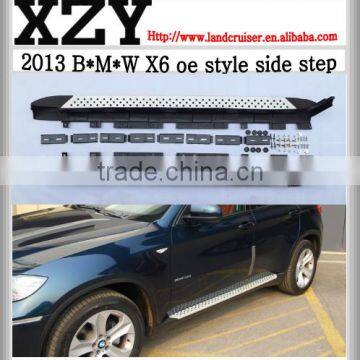 X6 oe style side step, x6 car pedals,running board for X6