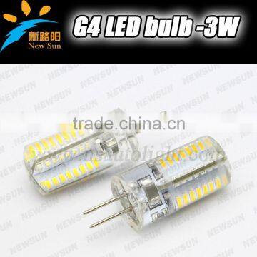 64SMD 3014 Epistar 220V G4 led light 3W led bulbs for cars with quality warranty