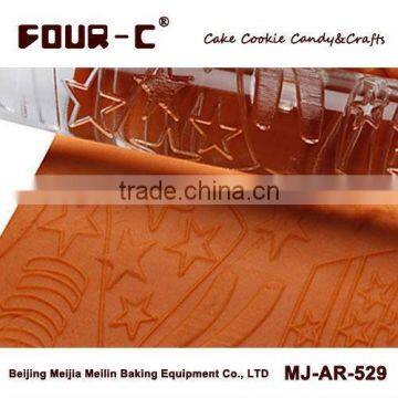 Fondant Rolling Pin Cup Cake Top Decoration photo-3