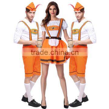 The beer lovers clothing Khaki suit Halloween costumes supply stage