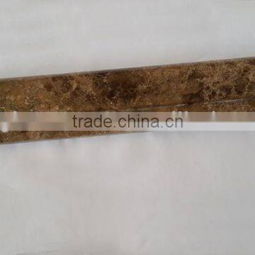 Light Brown Ogee Marble Stone Chair Rail Moulding