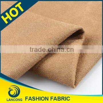 Professional knit fabric manufacturer for garment Spandex cheap suede fabric