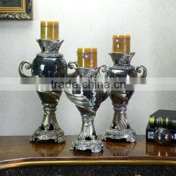 wholesale high quality angel wings centerpiece mosaic tall candle holder