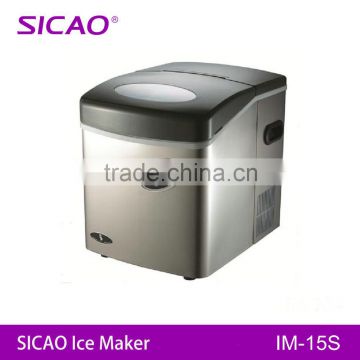 Stainless steel 15kgs/day ice maker machine