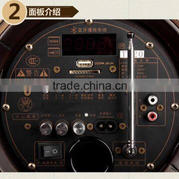 New Design Wooden Barrel Loudspeaker With Bluetooth Radio photo-2