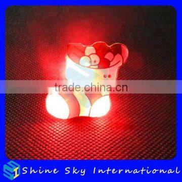 Customized Led Flashing Pin For Christmas/Party/Promotion