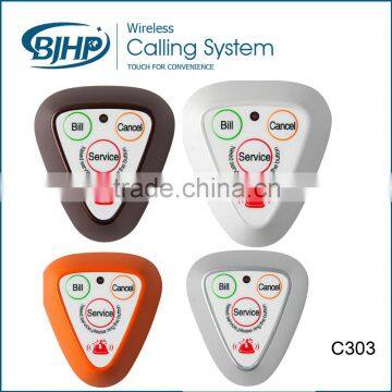 Restaurant Wireless Guest Ordering Call Bell System with Low Price