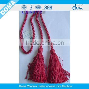 2015 polyester rayon tassel with bead for decoration