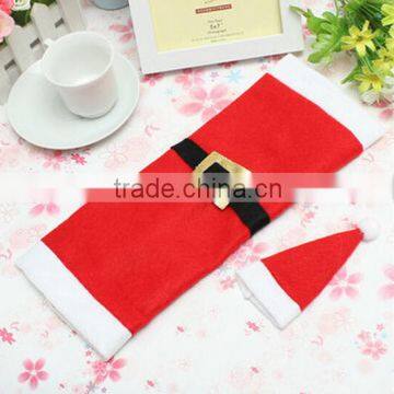 Christmas Decorative Wine Bottle Bag / Table Dinner Christmas Decoration / Christmas Bottle Sets photo-6