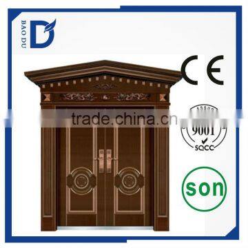 Exterior Door Double Pure Copper Door Villa Entry Front Door