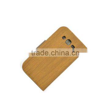 2016 Hot Sales PU Leather Case for Iphone6 by Wooden Lines Grain and Suitable for Business Man With Card Slots and Big Magnet photo-2