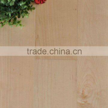 Natural color maple real wooden flooring