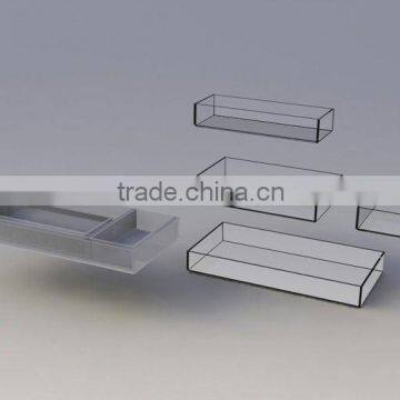 Acrylic accessory tray set