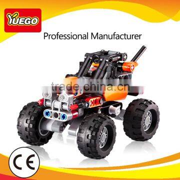 Child Puzzle Plastic Building Blocks Kid Toy X-Mountain ATV