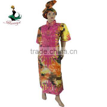 2016 maternity dress New African Bazin riche kaftan long dress rope embroidery with women dress