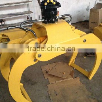 Customized PC2000-8 Excavator Log Grapple, PC2000 Wearable Log Fork for sale