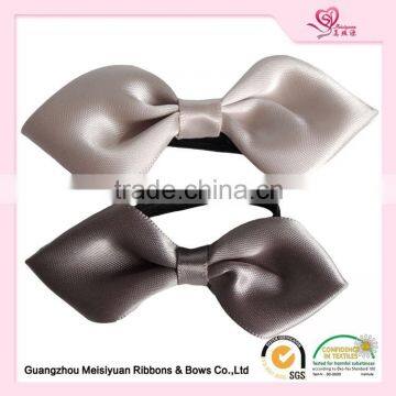 pure handmade ribbon bows for glass perfume bottle decoration elastic ribbon bow