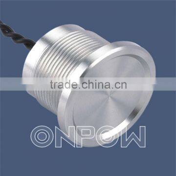 ONPOW IP68 sealed metal piezo touch switch(16MM,19MM,22MM,IP68,with 30cm wire)