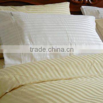 luxury cotton 1cm stripe hotel bedlinens