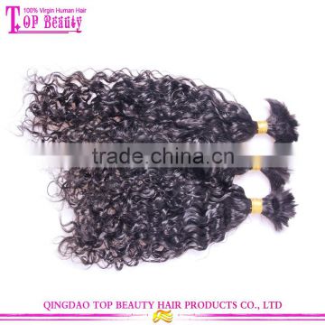 Wholesale Price 7a Unprocessed Brazilian Virgin Human Hair Bulk Natural Color Brazilian Bulk Hair Extensions Without Weft